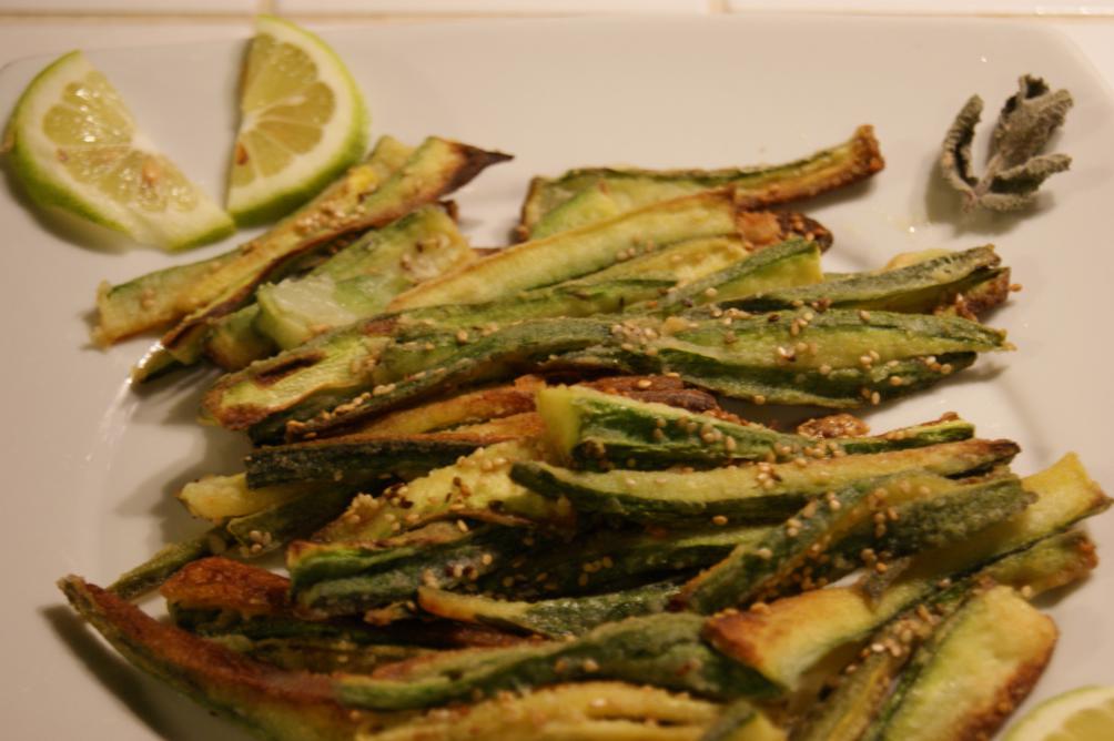 Finta frittura di zucchine